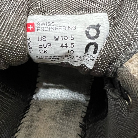 On Cloud X Men's Running Shoes Black/Asphalt 40.99706 Size 10.5 - Picture 14 of 14